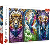 Trefl Stained Glass: Animals 1000p palapeli
