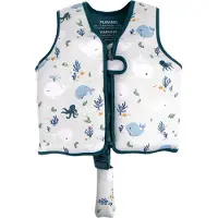 Filibabba Swim Vest 5-6 Years – Christian's Whale Tales - White - 7207.5 x 7.5