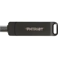 Patriot Rage R550, 1 TB, USB Type-A / USB Type-C, 3.2 Gen 1 (3.1 Gen 1), 100 MB/s, Taittuva, Musta (PE1TR550DSAD)