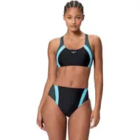 Speedo Quantum Rib Splice Two Piece - Black - 48
