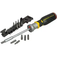 Stanley Ruuvimeisselin kahva FMHT0-62689 + ruuvivääntimen päät