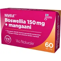 Via Naturale Nivele***Boswellia 150 mg + Mangaani ravintolisä