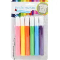 Toi-Toys Textile markers Tropical 6 pcs.