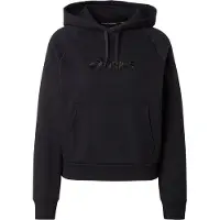 Asics Logo Fleece Pullover Hoodie - Black - L