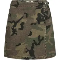 IVY Copenhagen Ivy-Paula Skirt Shorts Wash Camoufl - Green - 34