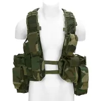 101 Inc Fostex Tactical Vest (Color: Woodland)