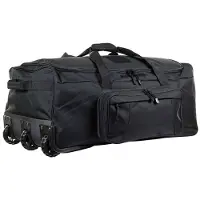 101 Inc Trolley Commando Bag 136L (Color: Black)