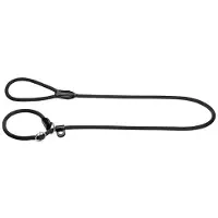 Hunter - Retriever Leash Freestyle 8/120 Rope Black - Koirat - Kaulapannat