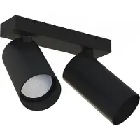 Lyora Mono spottivalaisin 2xGU10 31cm musta