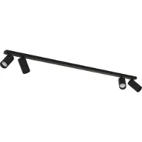 Lyora Mono spottivalaisin 4xGU10 130cm musta