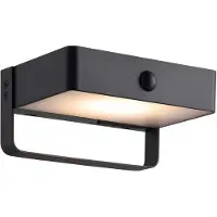 Nordlux Saulio Solar musta seinävalaisin