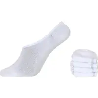 Resterods No-Show Socks 5-Pack - White - 40-45
