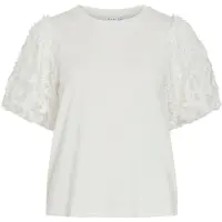 Vila Vionesca O-Neck S/S Top - White - XS