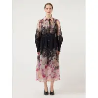 Y.A.S Yasromantica Ls Long Dress - Show - Black - 38
