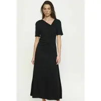 Soft Rebels Srella Drape Dress - Black - S