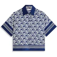 Tommy Hilfiger Swimshop Silk Voile Aop Shirt - Navy - S