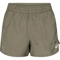 Asics Nagino Run 4IN Green Women's Shorts, Size XS