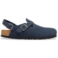 Birkenstock for man. 1030644 Tokio Leather Clogs (Regular Fit) navy (46), Flat, Buckle, Casual