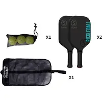 Sporti France Outdoor Wood Pickleball-setti