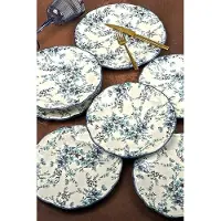 Hobby Hall Astiasarja PODÍ00355 posliini 26 cm sekoitetut värit, 7-osainen