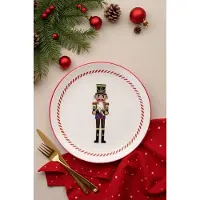 Hobby Hall Jälkiruokalautaset Soldier 6-osainen keraaminen setti, värikäs, konepesun kestävä