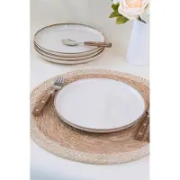Hobby Hall Jälkiruokalautaset MOD21DUS4730P02 posliini 21 cm, 4 kpl setti, monivärinen