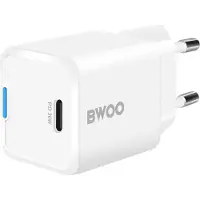 BWOO Verkkolaite - - 30W - GaN - USB-C - Kompakti ja Kevyt