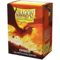 Dragon Shield Sleeves Standard Size Dual Matte Ember (100ct)