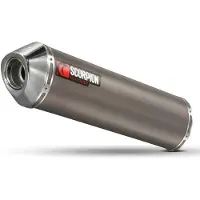 Scorpion Exhausts Factory Oval Titanium/stainless Steel Er-6 N/f 06-11 Ei-homologoitu Slip-on äänenvaimennin