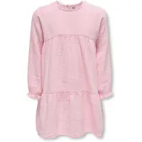 ONLY Kmgthyra Life Ls A-Sh Dress Aop Wvn Noos - Purple - 92