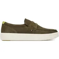 Tommy Hilfiger Modern Light Hybrid Suede Loafer - Khaki green - 40