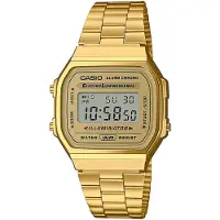 Casio A168WG-9WDF Vintage LCD/Kullansävytetty teräs