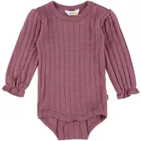 Joha Villasta Valmistettu Pitkähihainen Body Heather Heather-70 cm Vaaleanpunainen 70 cm Tytöt