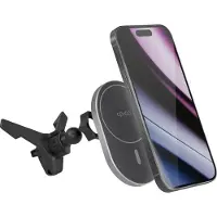 EPICO Ellipse Wireless Car Charger (MagSafe compatible) 15W/10W/7,5W + 18W QC - Space Gray
