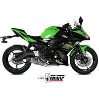 MIVV Oval Kawasaki Ninja 650/z650 2017-23 K.044.l4c Homologoitu Täydellinen Linjajärjestelmä