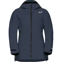 Jack Wolfskin Flowline Pro 2L Ins, hiihtotakki, naisten, tummansininen