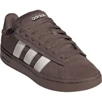 Adidas Matalavartiset tennarit 'GRAND COURT ALPHA 00s' meleerattu ruskea / valkoinen