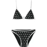 LMTD Nlfzinnio Dot Bikini - Black - 146-152