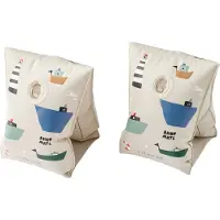 Liewood Shirley Printed Swim Wings 2-Pack - Cream - 0/15KG