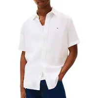 Tommy Hilfiger Pigment Dyed Linen Rf Shirt S/S - White - XXL