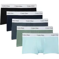 Calvin Klein Relaxed Fit Trunk 5Pk - Blue - M