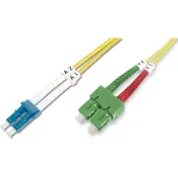 Digitus FO PATCH CORD, DUPLEX, SC (APC) TO LC (PC) SM OS2 09/125 µ, 1 M (DK-292SCA3LC-01)