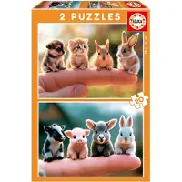 Educa 2X20 Baby Animals - Multi/patterned - ONE SIZE