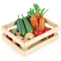 Tidlo Wooden Winter Vegetables in a Crate
