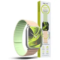 Mobile Origin Magnetic Watch Strap II, pink/light green - Apple Watch 49mm/46mm/45mm/44mm