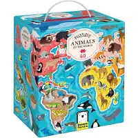 Banana Panda BananaPanda Maailman eläimet palapeli