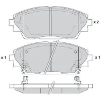 Mekster Etujarrupalat - Mazda - 3, Cx-3, Cx-30