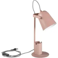 Kanlux S.A. Raibo pöytävalaisin 38cm E27 pinkki