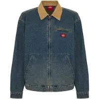 Dickies Men's Denim Painter Jacket Khaki Tinted Blue M