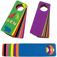 Colorations - Decorate your own Foam Door Hanger Set of 24